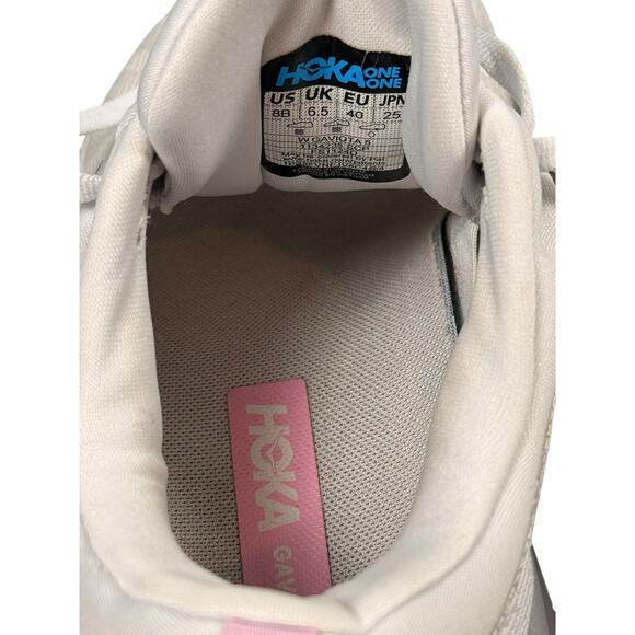 Hoka One One Gaviota 5 Women's Running SIZE 8B PINK & GRAY Shoes Stability Used! - Picture 9 of 16